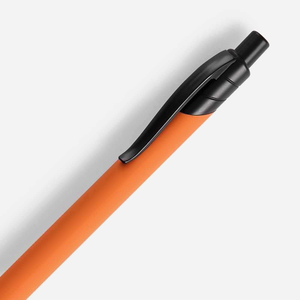 Ручка шариковая Undertone Black Soft Touch, оранжевая-3