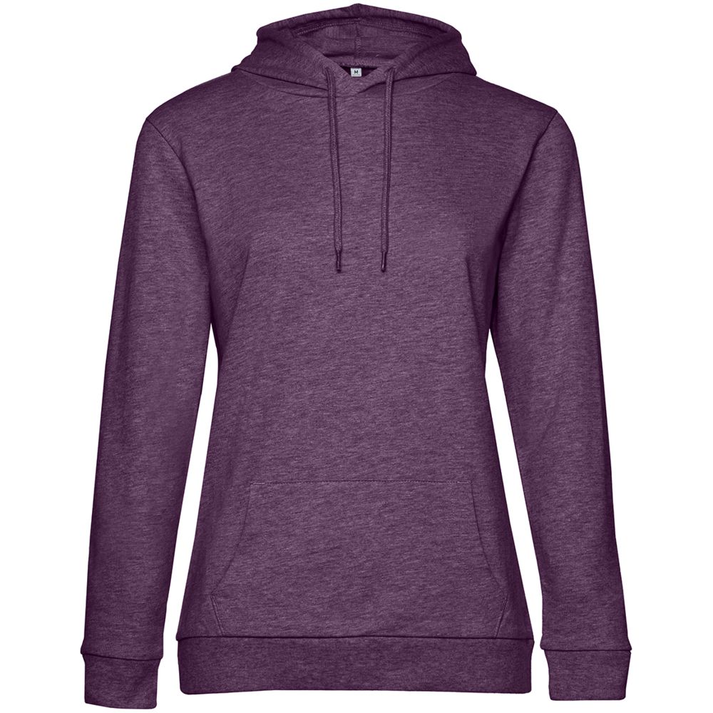Толстовка с капюшоном женская Hoodie, фиолетовый меланж-0