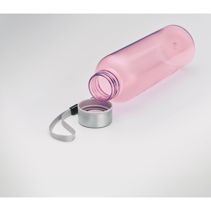 Бутылка RPET  500ml, прозрачно-розовый-4