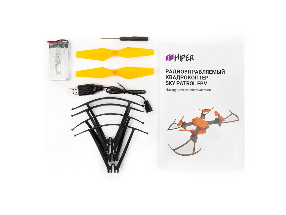 Радиоуправляемый квадрокоптер HIPER  SKY PATROL FPV-13