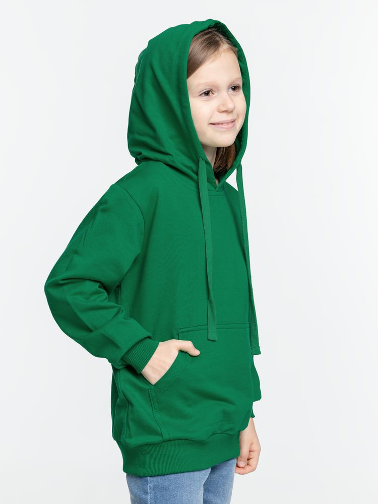 Худи детское Kirenga Kids 2.0, зеленое-4