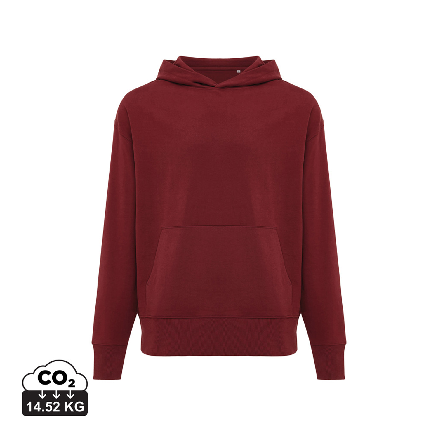 Худи Iqoniq Yoho из переработанного хлопка, свободный крой, унисекс, 340 г/м²-16