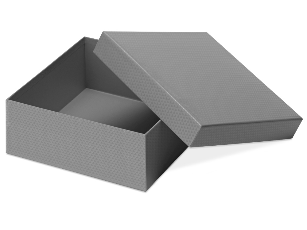 Коробка подарочная Gem M, серебристый-1