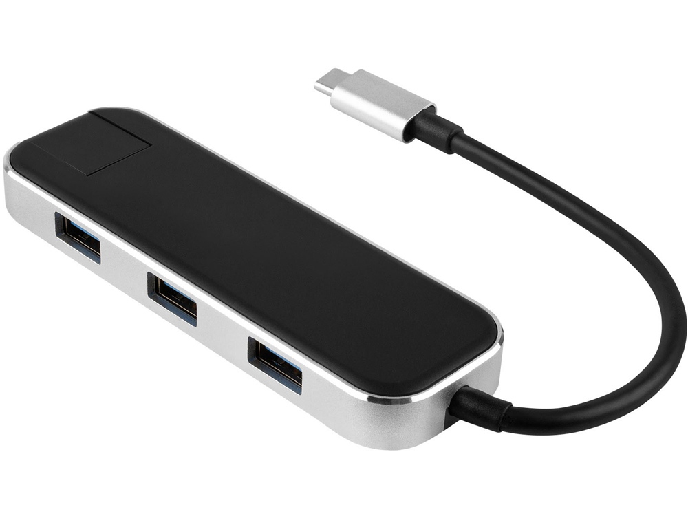 Хаб USB Rombica Type-C Chronos Black-0