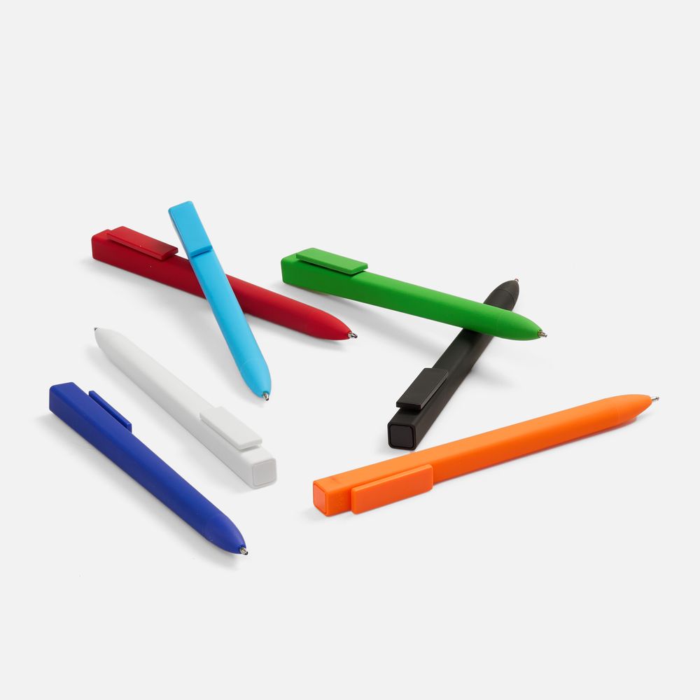 Ручка шариковая Swiper SQ Soft Touch, оранжевая-3