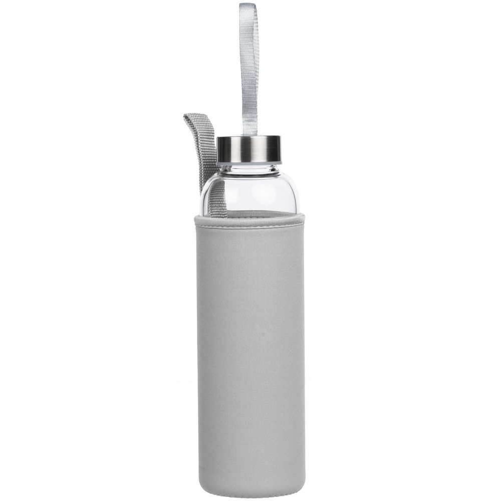 Бутылка для воды Sleeve Ace, серая-0