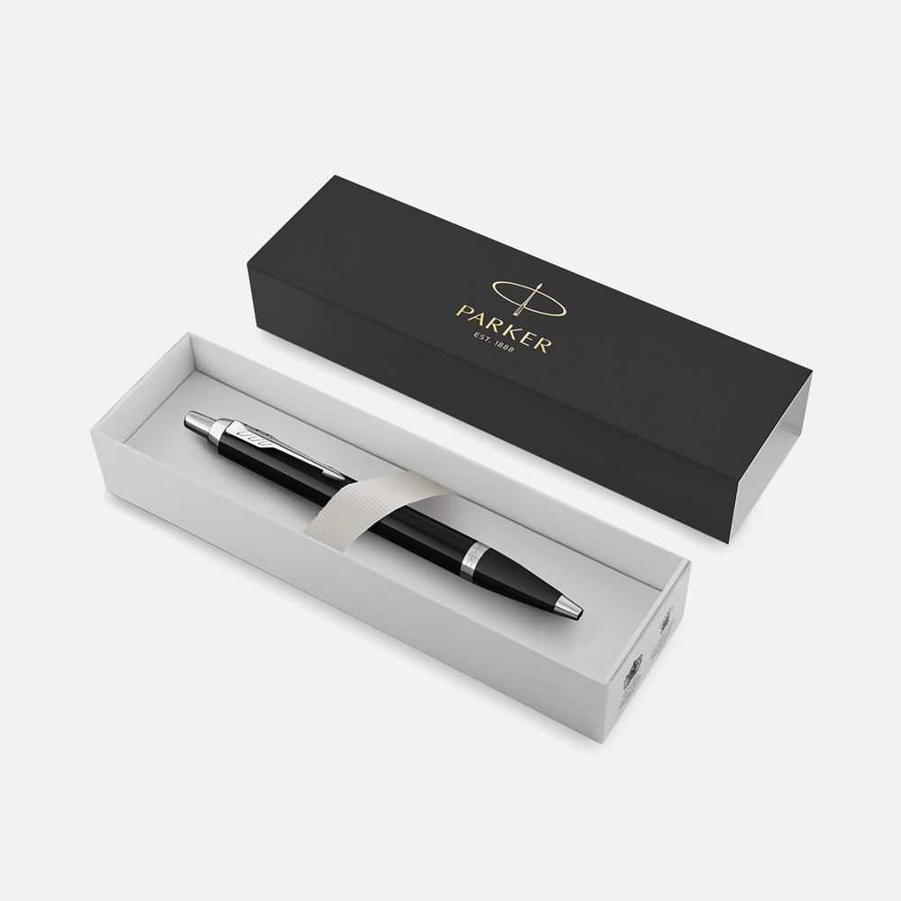 Ручка шариковая Parker IM Core Black CT, черная-2