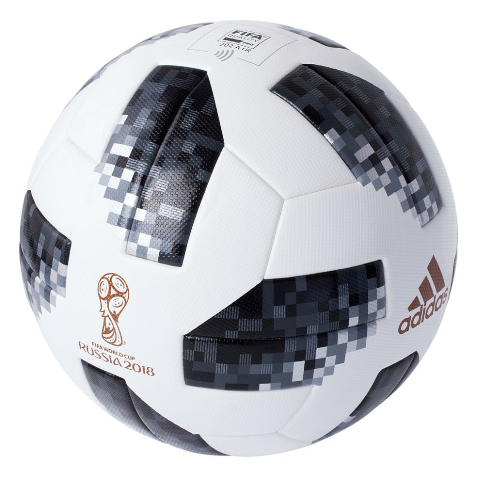 Официальный игровой мяч 2018 FiFa World Cup Russia , Белый/ черный-6