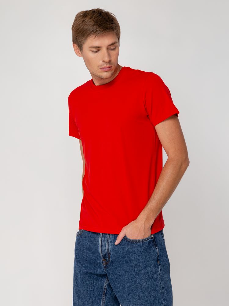 Футболка мужская T-bolka Stretch, красная-4