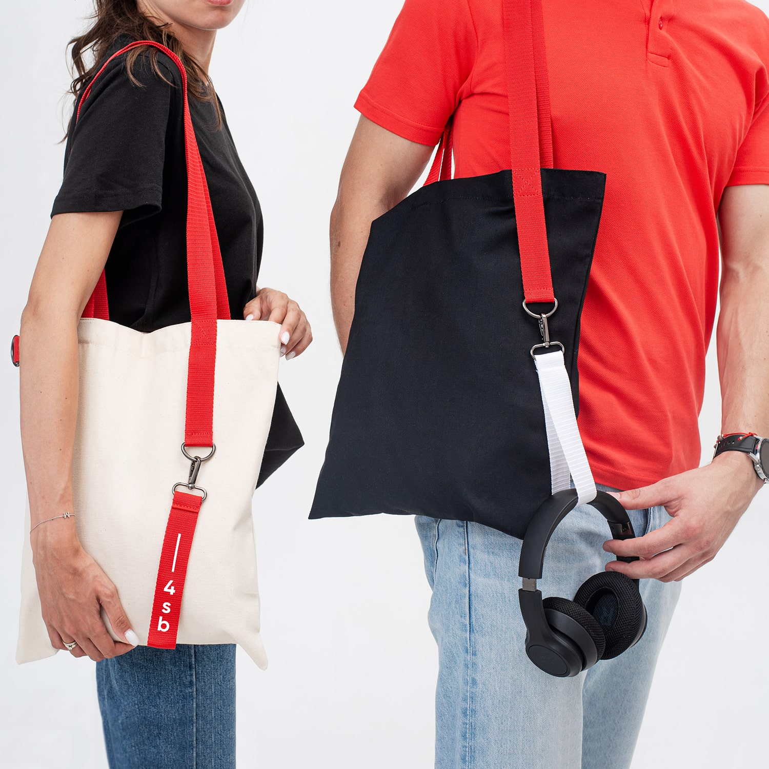 Шоппер Superbag (неокрашенный с красным)-6