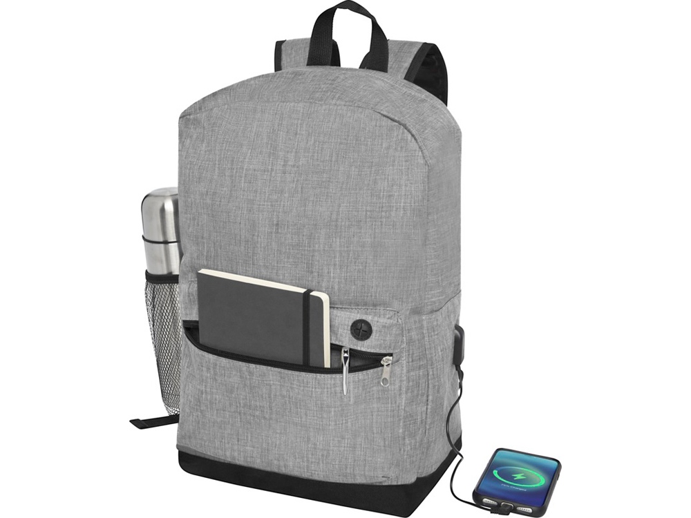 Бизнес-рюкзак для ноутбука 15,6 Hoss, heather medium grey-3