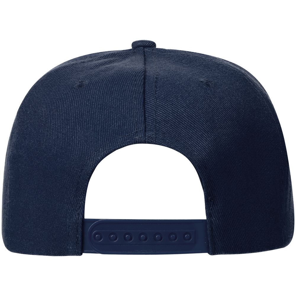 Бейсболка Snapback с прямым козырьком, темно-синяя-1