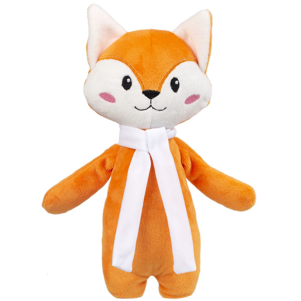 Мягкая игрушка Beastie Toys, лисенок с белым шарфом-1