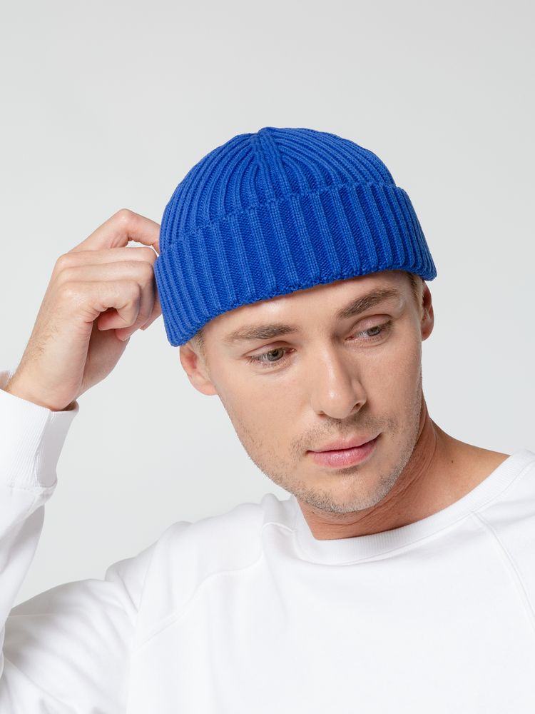 Шапка Hipsta, синяя (василек)-4