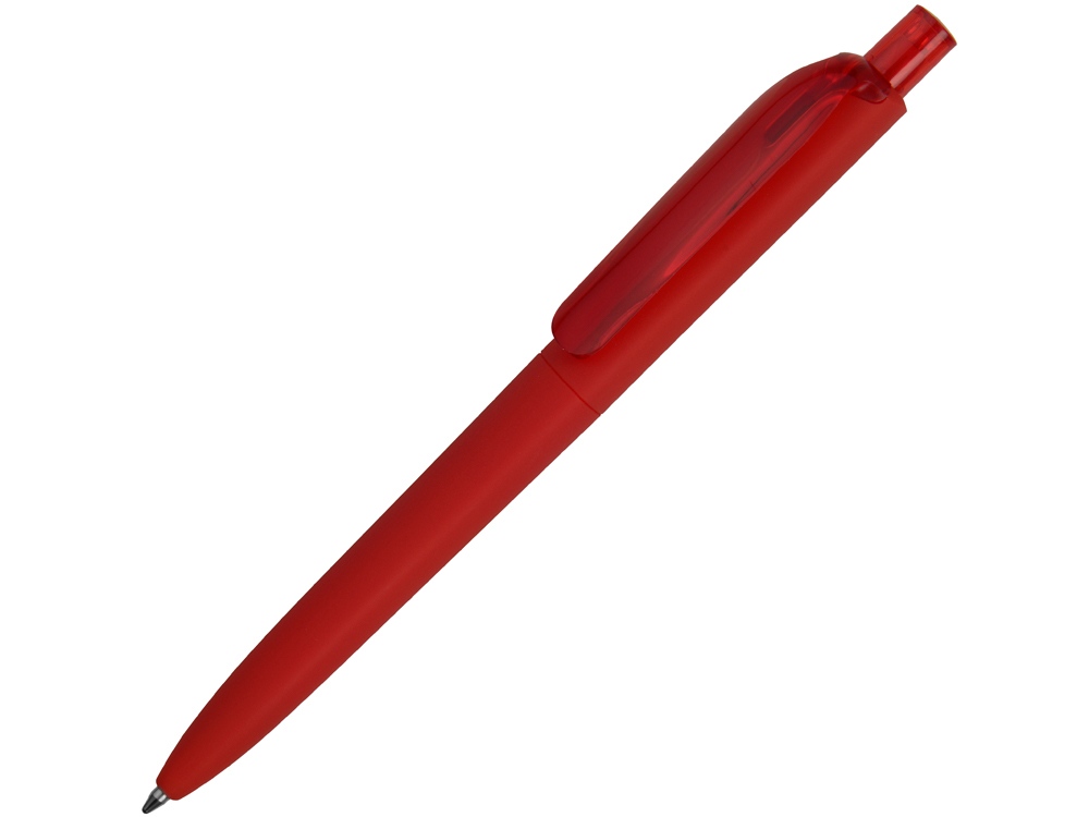 Ручка шариковая Prodir DS8 PRR софт-тач, красный-0