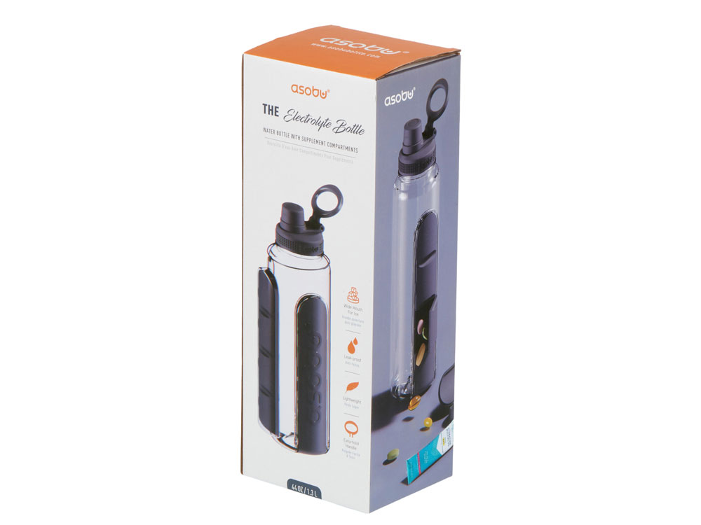 Бутылка для воды Electrolyte, черный-10