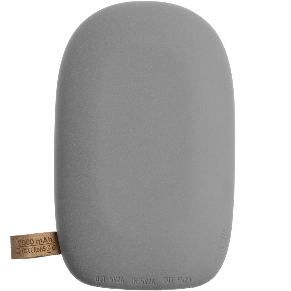 Аккумулятор с беспроводной зарядкой Pebble Wireless 9000 мАч, серый-1