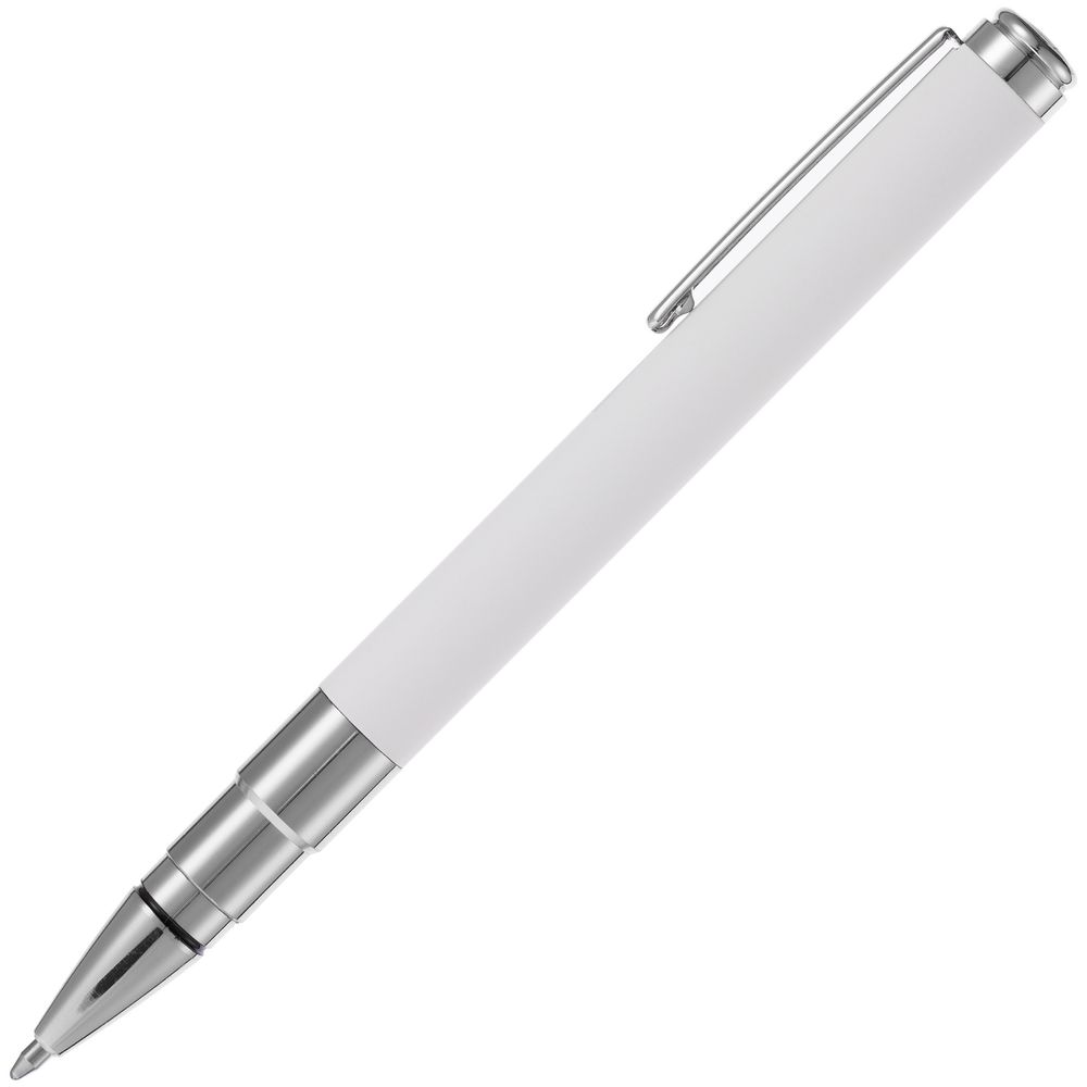 Ручка шариковая Kugel Chrome, белая-3