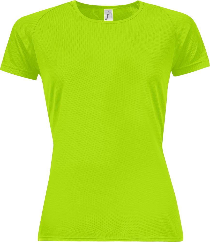 Футболка женская Sporty Women 140, зеленый неон-1