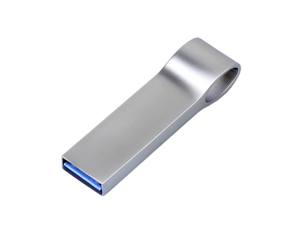 USB 2.0-флешка на 16 Гб с мини чипом, компактный дизайн, боковое отверстие для цепочки-1