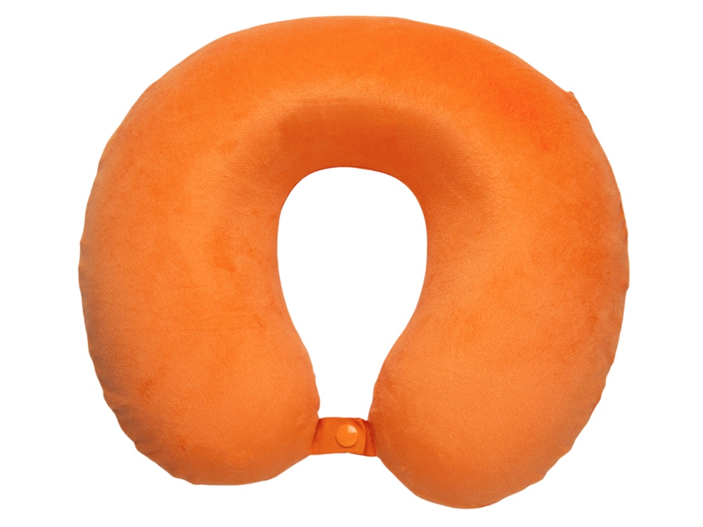 Подушка Basic из микрофибры с эффектом памяти U-shape, оранжевый NEW-2