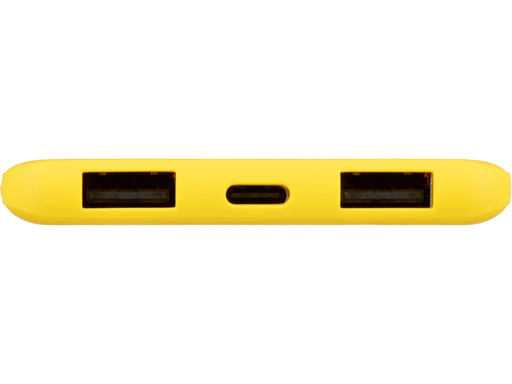 Внешний аккумулятор Powerbank C1, 5000 mAh, желтый-3