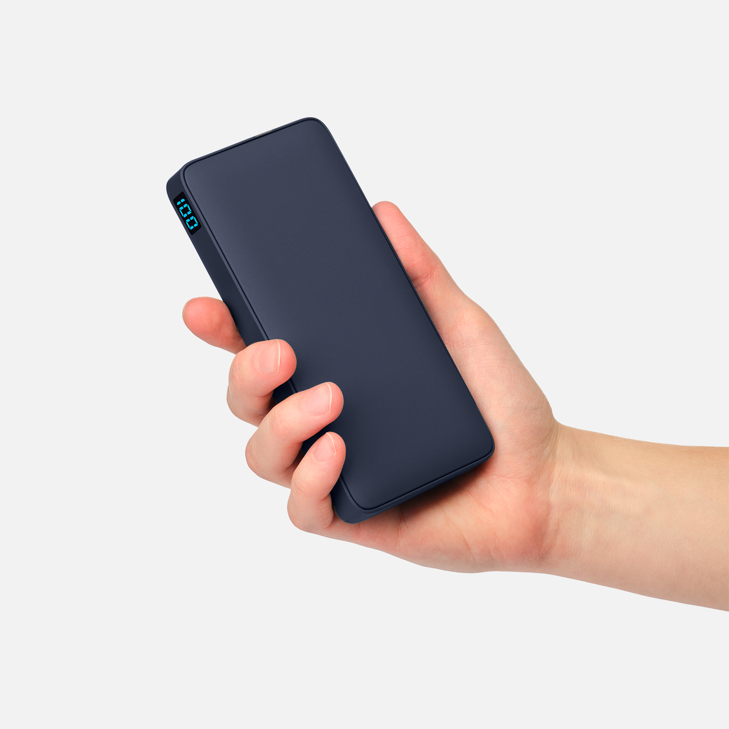 Внешний аккумулятор с подсветкой Анкор Плюс PD (Ancor PD Plus) 10000 mAh, синий-6