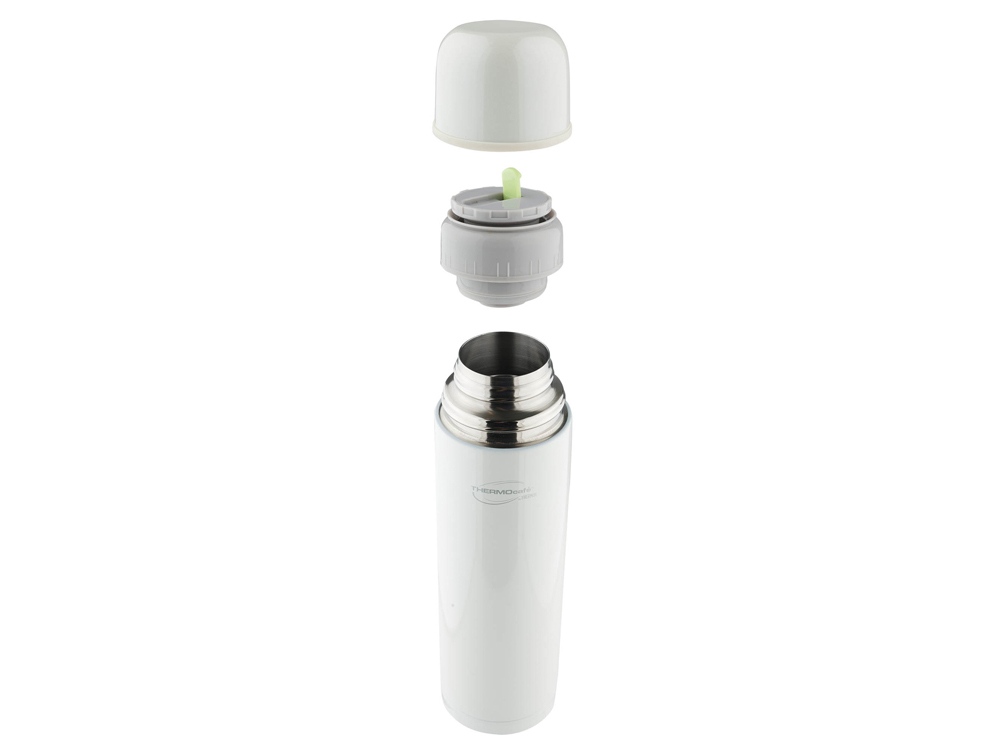 Термос из нерж. стали тм ThermoCafe Arctic- 1000, 1.0L, белый-1