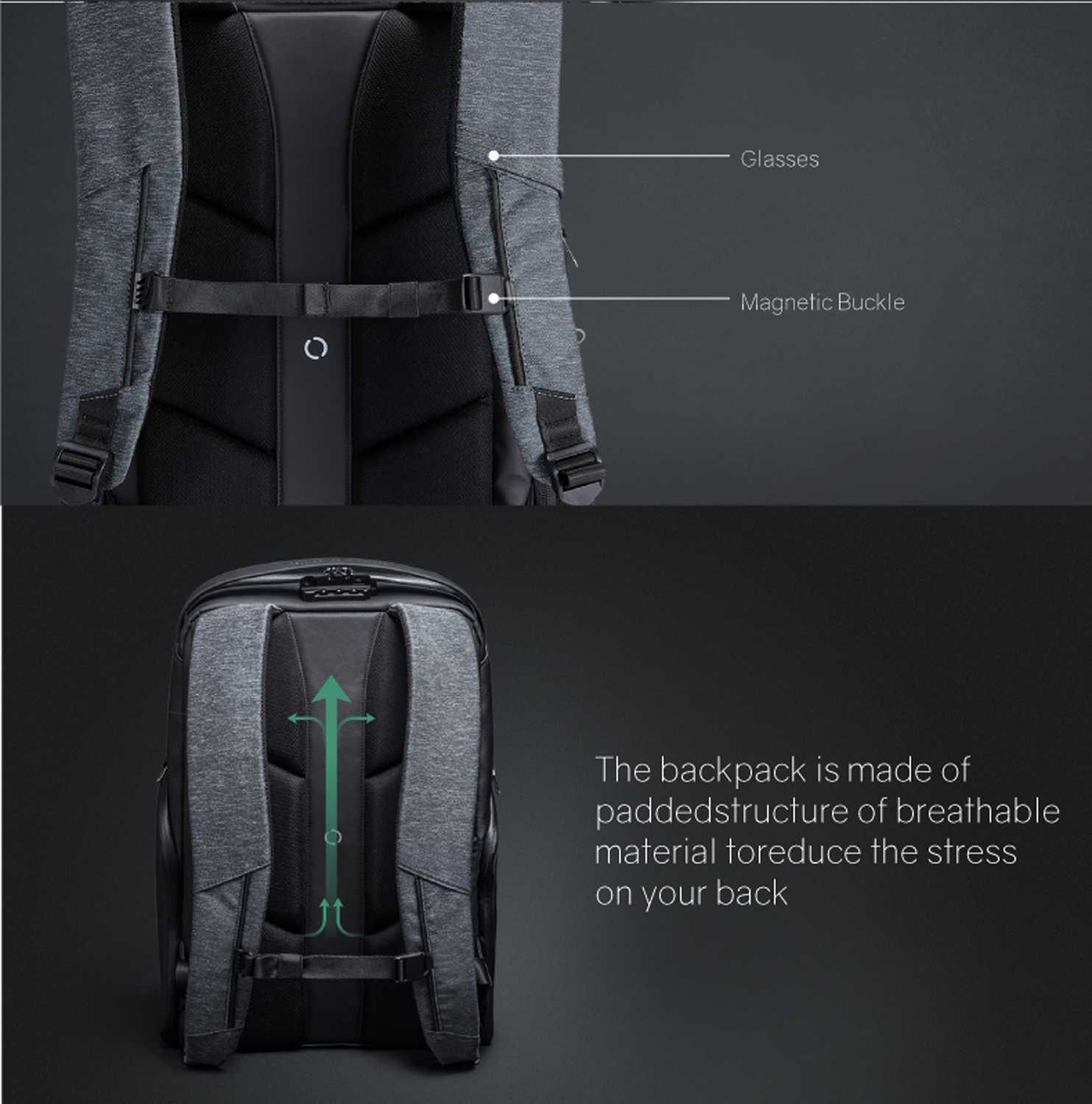 Рюкзак KORIN FlexPack Pro 47х34х18 см, черный-25