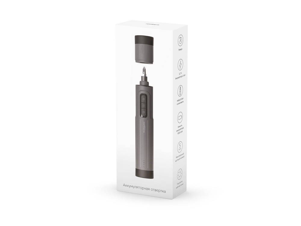 Отвертка аккумуляторная Rombica MyKit S1 Black-3