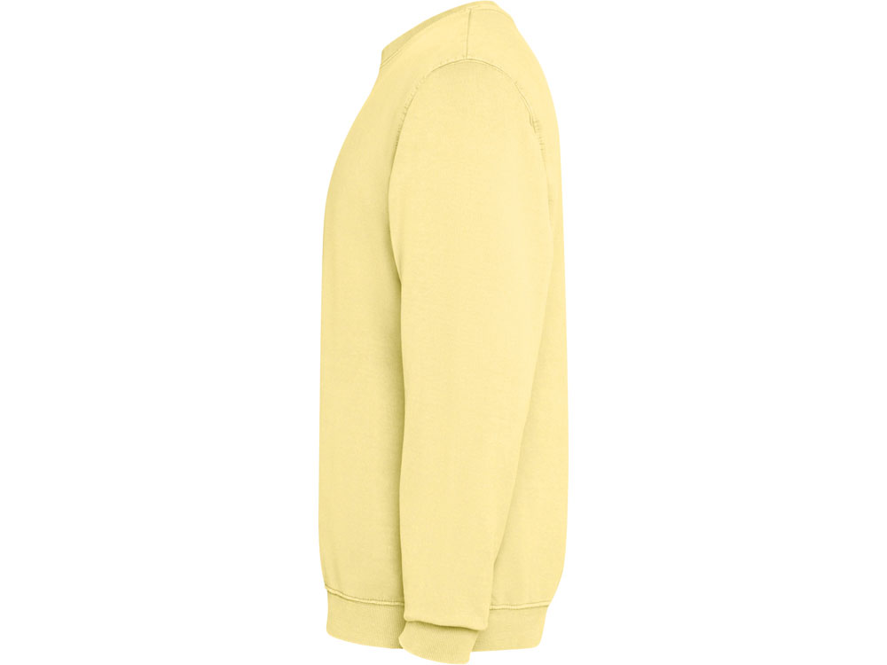 Свитшот Jaya унисекс, солнечно-желтый выстиранный WASHED-2