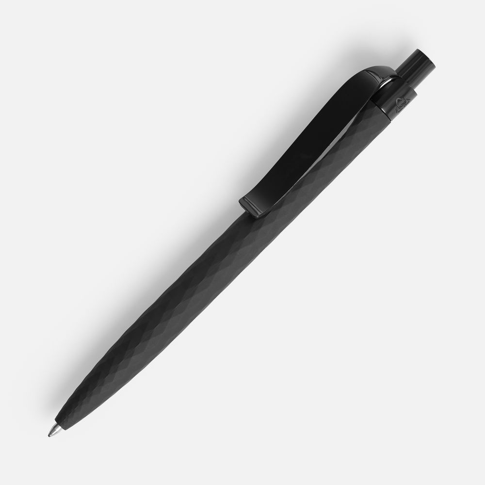 Ручка шариковая Prodir QS01 PRP-P Soft Touch, черная-1