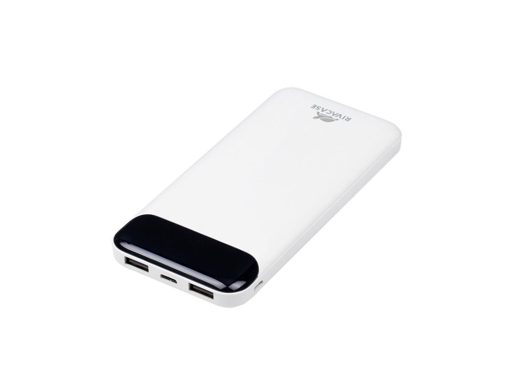 RIVACASE VA2240 (10000mAh) с дисплеем, белый, внешний аккумулятор 12/48-7