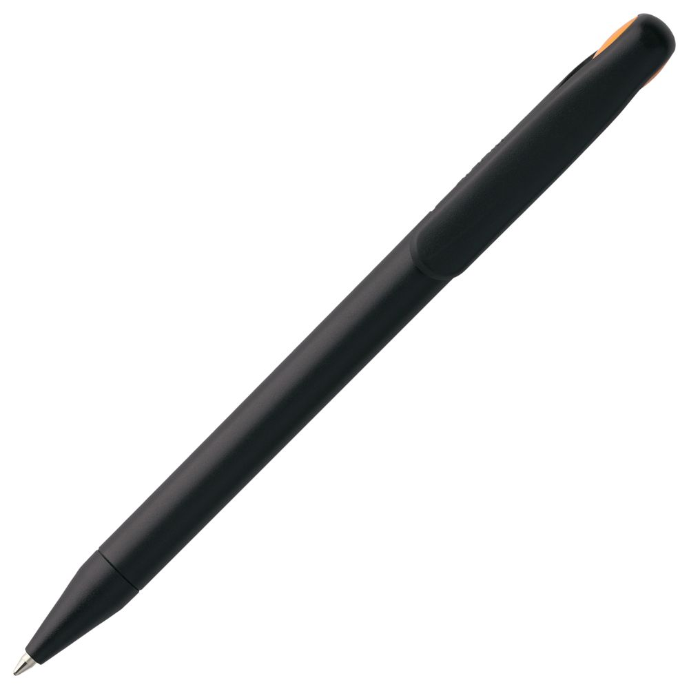 Ручка шариковая Prodir DS1 TMM Dot, черная с оранжевым-2
