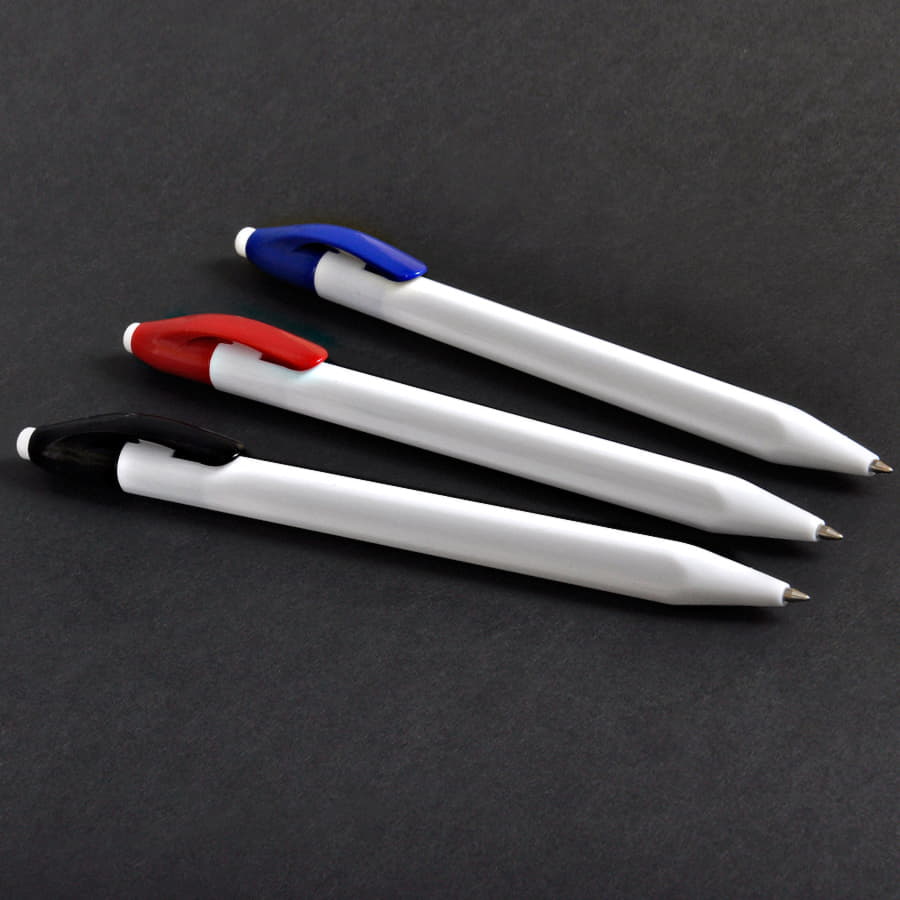 Ручка шариковая N1, белый, красный-5
