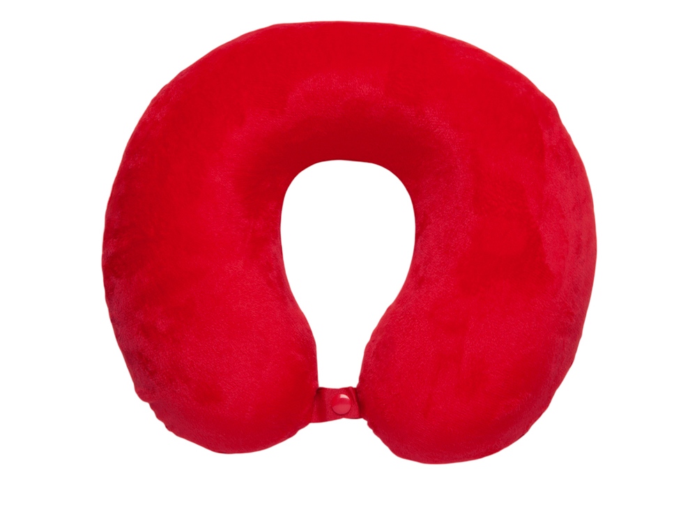 Подушка Basic из микрофибры с эффектом памяти U-shape, красный NEW-2