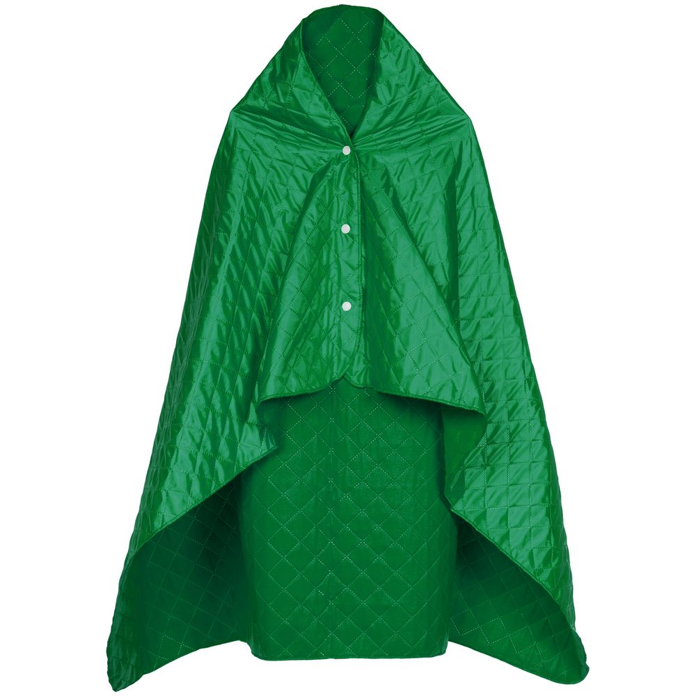 Плед-пончо для пикника SnapCoat, зеленый-1