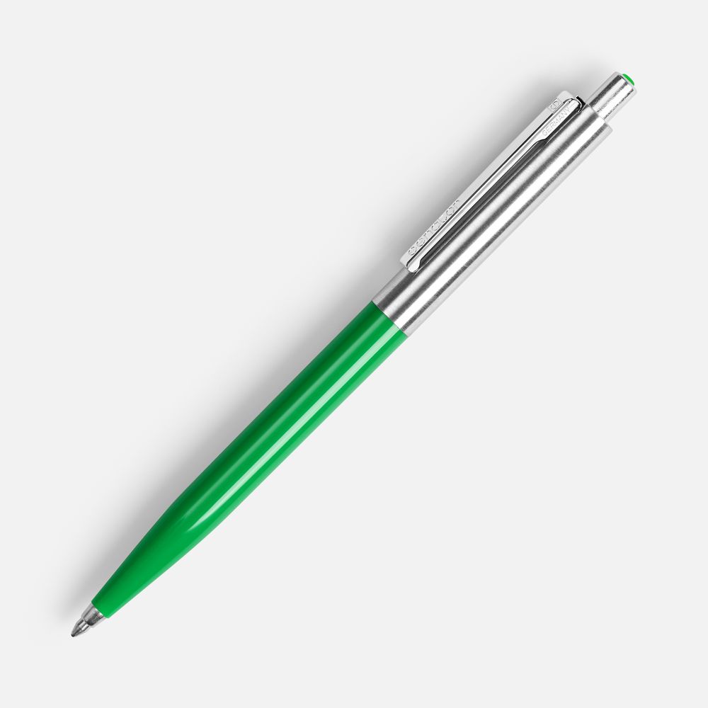 Ручка шариковая Senator Point Metal, ver.2, зеленая-0