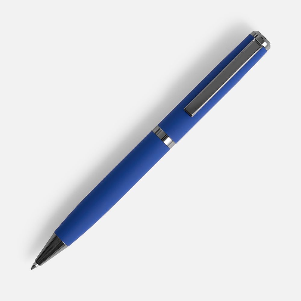 Ручка шариковая Inkish Gunmetal в футляре, синяя-1