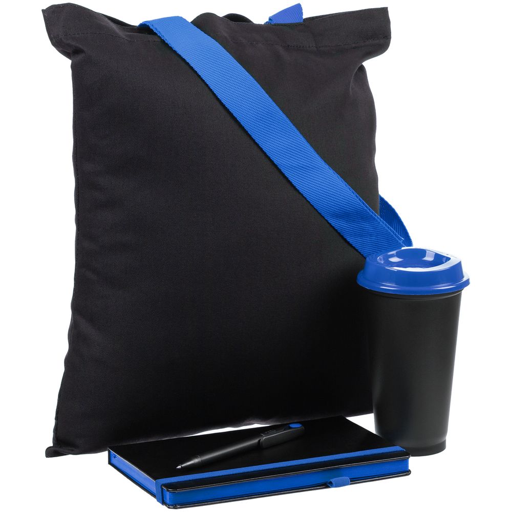 Набор Velours Bag, черный с синим-1