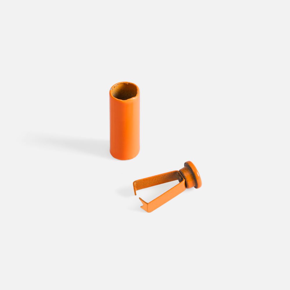 Наконечник для шнурка Nozzle, ver.2, оранжевый неон-3