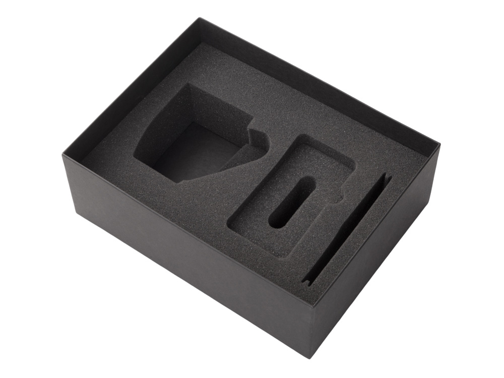 Подарочный набор c кружкой, пластиковой ручкой и повербанком С2, 10000 mAh, оранжевый-5