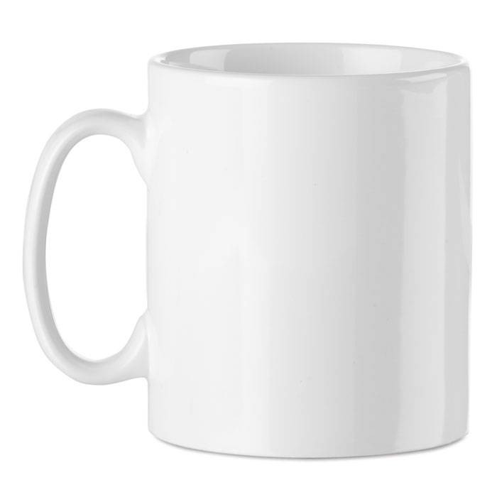 Кружка керамическая 300ml, белый-6