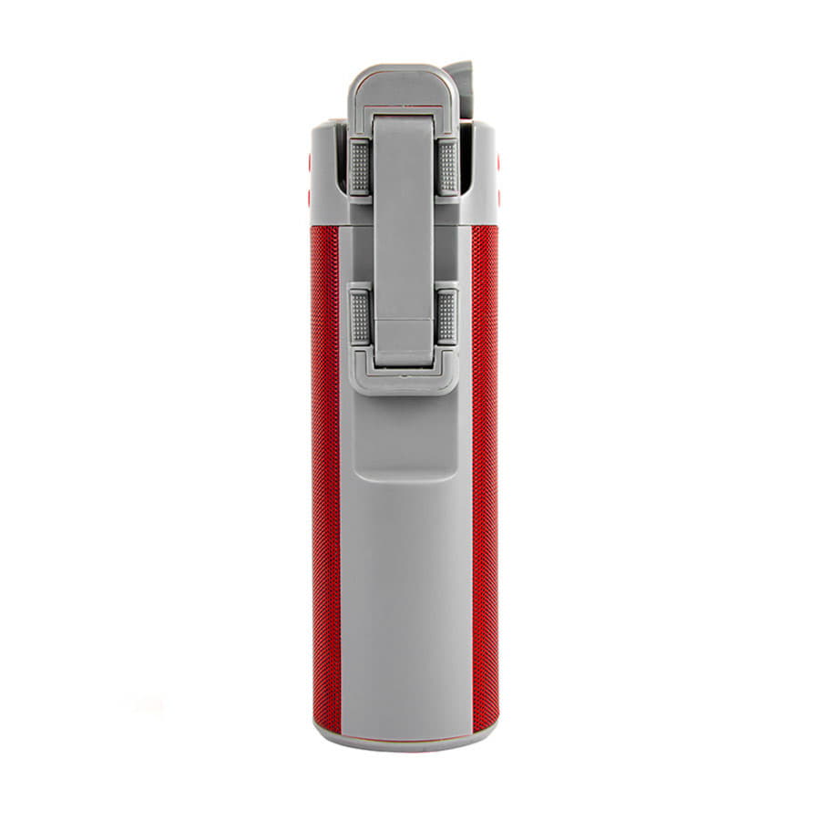 Bluetooth колонка TURBO TUBE с зарядным устройством (2000mAh) и моноподом , красный, серый-5