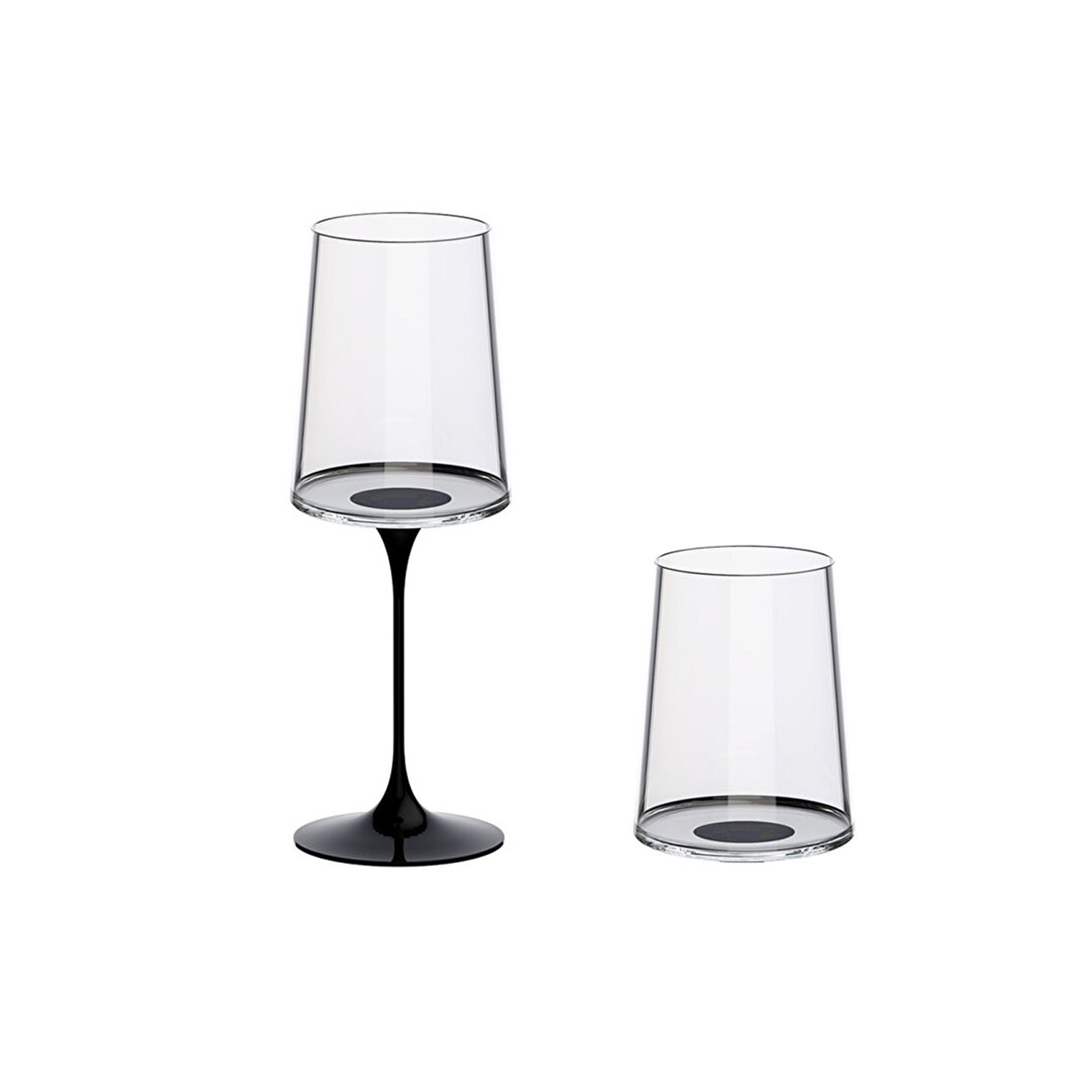 Хрустальный бокал для белого вина на магните Trebonn SplitGlass, 2 шт, 280 мл-2