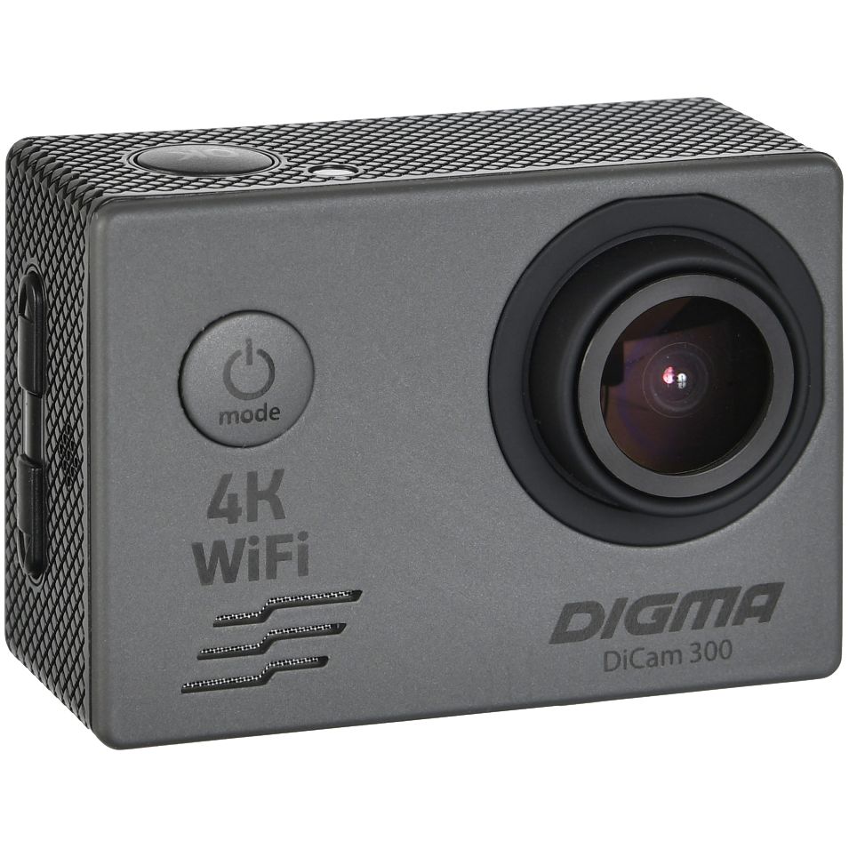 Экшн-камера Digma DiCam 300, серая-1