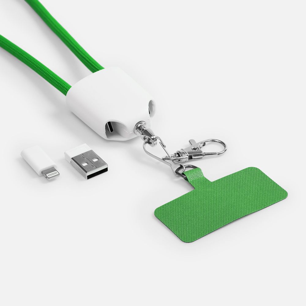 Кабель-ланьярд energyFlex Pro, зеленый-4