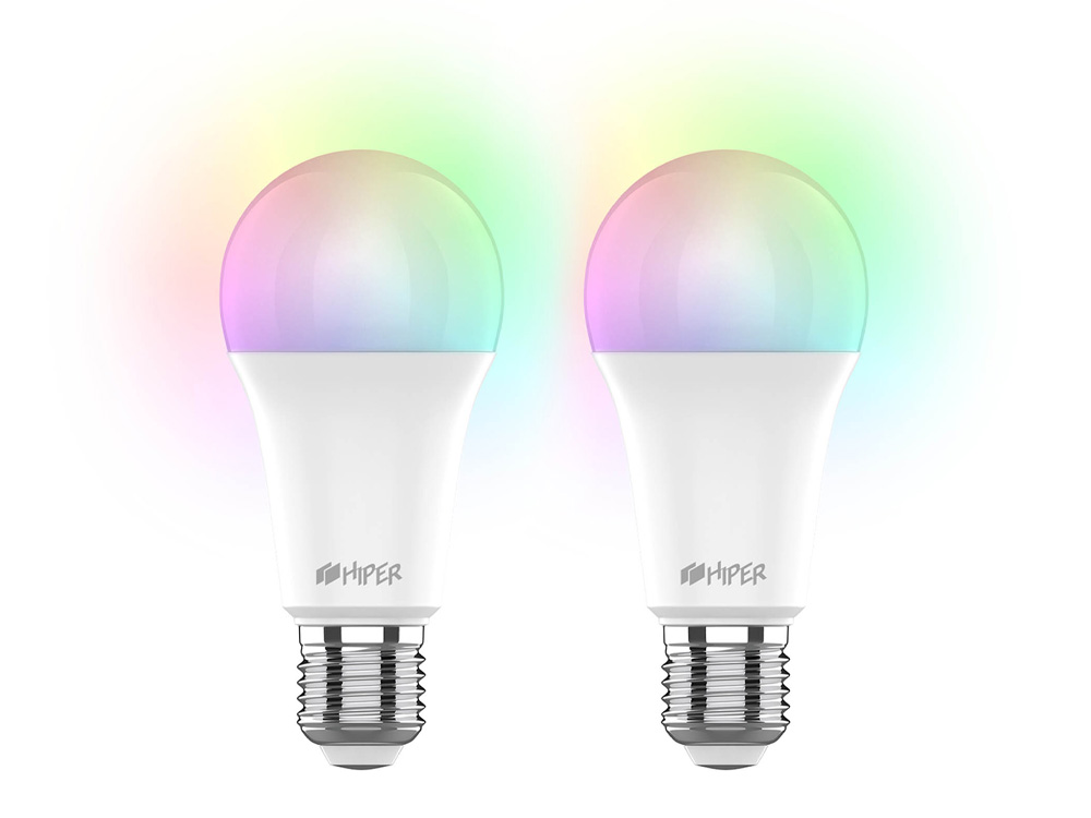 Набор из двух лампочек IoT CLED M1 RGB, E27, белый-0