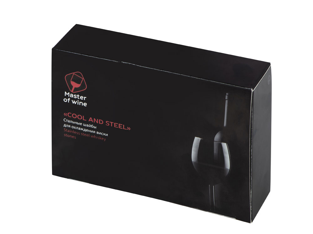 Шайбы для охлаждения виски на подставке Cool and steel-4