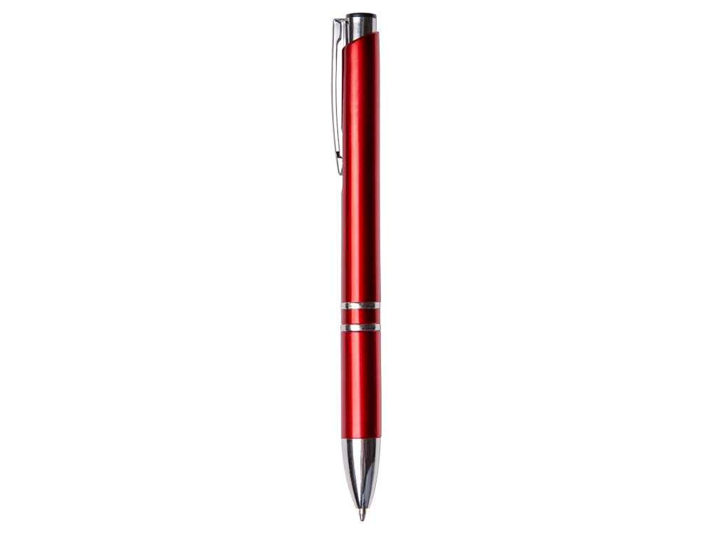 Ручка пластиковая шариковая Legend Plastic, красная-2